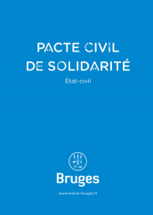 Couverture de la plaquette Pacte Civil de Solidarité (PACS)