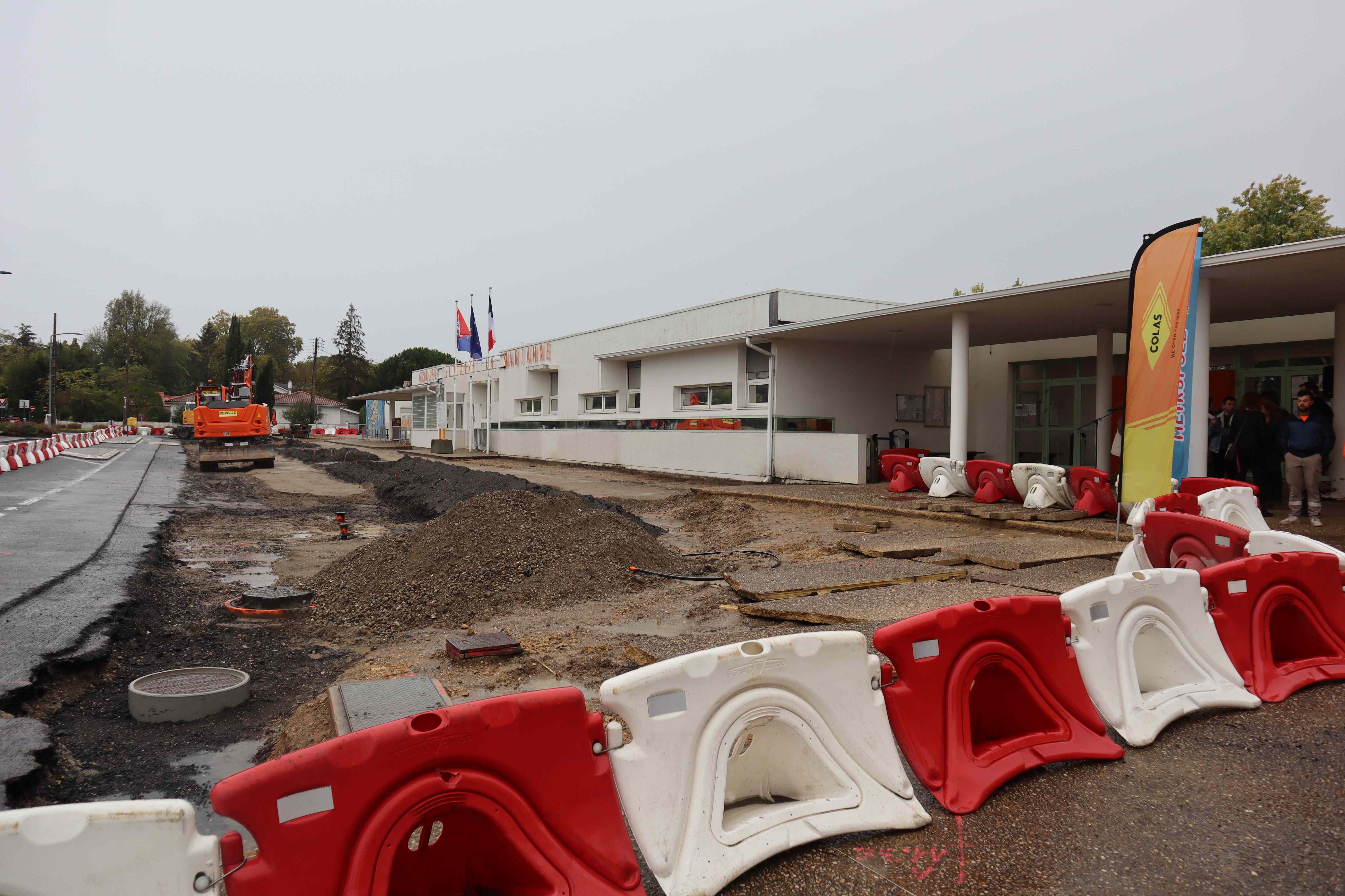 Travaux en cours (26 octobre 2023)